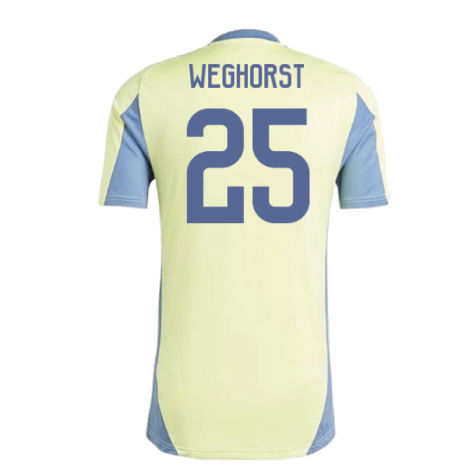 2024-2025 Ajax Training Jersey (Pulse Yellow) (Weghorst 25)