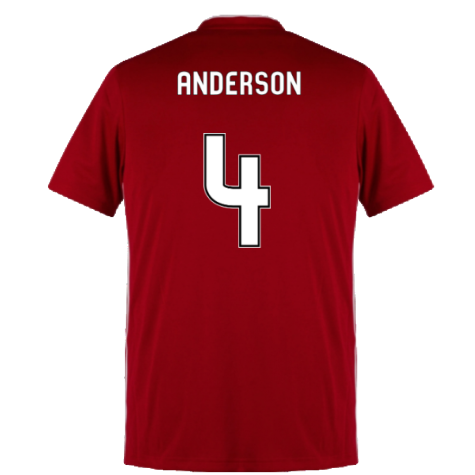 Aberdeen 2019-20 Home Shirt ((Mint) L) (Anderson 4)