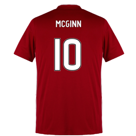 Aberdeen 2019-20 Home Shirt ((Mint) L) (McGinn 10)