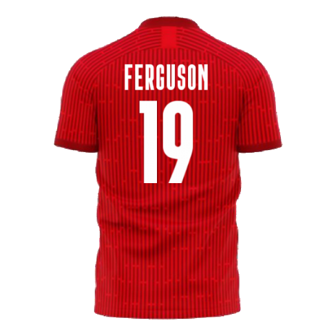 Aberdeen 2024-2025 Home Concept Football Kit (Airo) (FERGUSON 19)