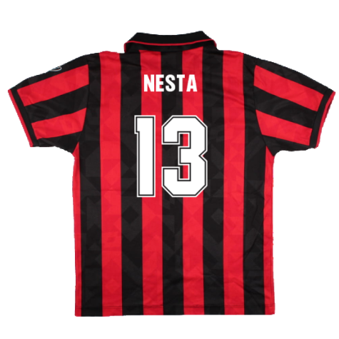 AC Milan 1994-96 Home Shirt (M) (Excellent) (NESTA 13)