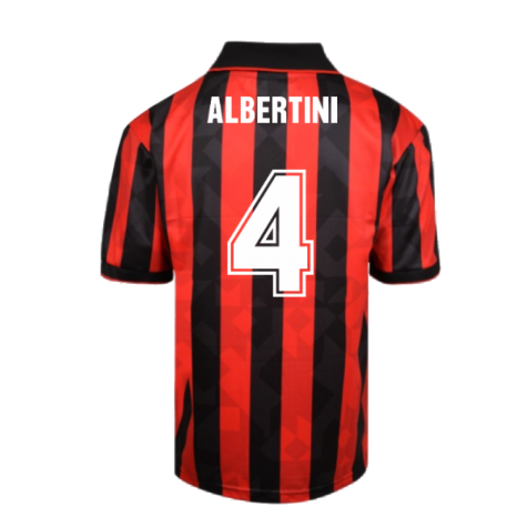 AC Milan 1994 Home Retro Shirt (Albertini 4)