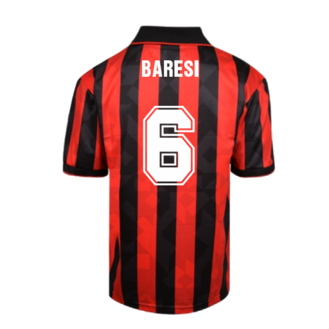 AC Milan 1994 Home Retro Shirt (BARESI 6)