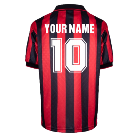 AC Milan 1996 Home Retro Shirt (Your Name)