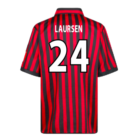 AC Milan 2000 Centenary Retro Football Shirt (Laursen 24)