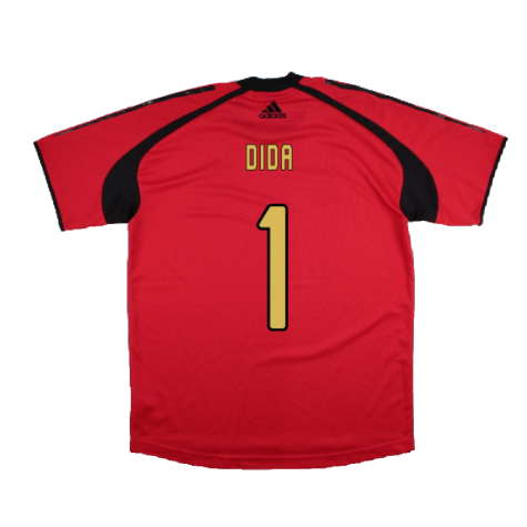 AC Milan 2004-05 Adidas Champions League Training Shirt (L) (Dida 1) (Very Good)