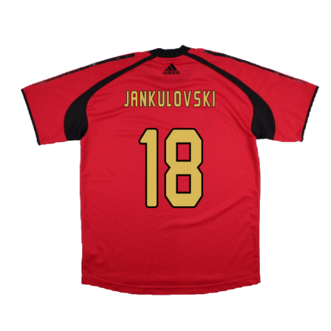 AC Milan 2004-05 Adidas Champions League Training Shirt (L) (Jankulovski 18) (Very Good)