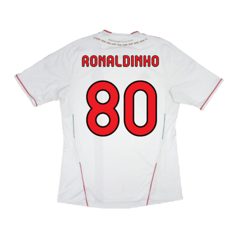 AC Milan 2011-12 Away Shirt (XXL) (Good) (Ronaldinho 80)