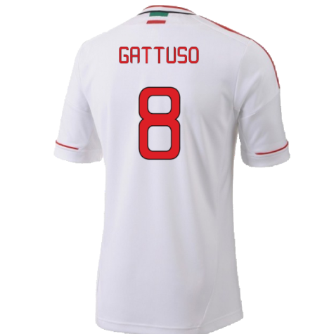 AC Milan 2012-13 Away Shirt (M) (Good) (Gattuso 8)