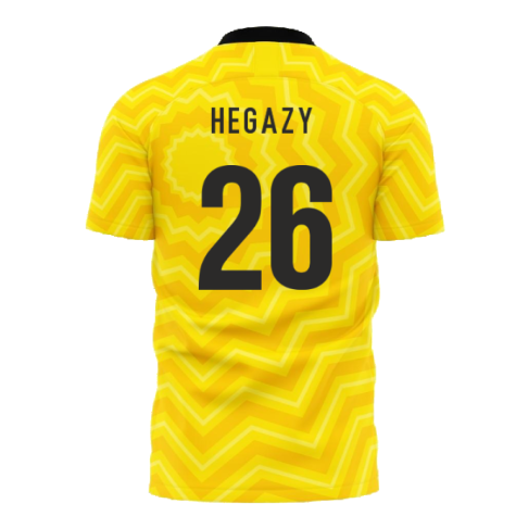 Al-Ittihad 2024-2025 Home Concept Football Kit (Libero) - Adult Long Sleeve (Hegazy 26)