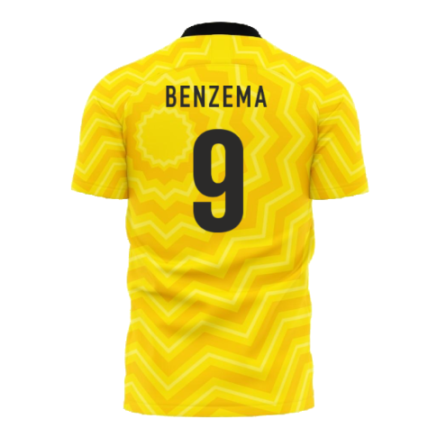 Al-Ittihad 2024-2025 Home Concept Football Kit (Libero) - Baby (Benzema 9)