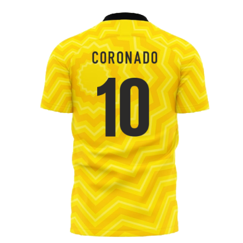 Al-Ittihad 2024-2025 Home Concept Football Kit (Libero) - Little Boys (Coronado 10)