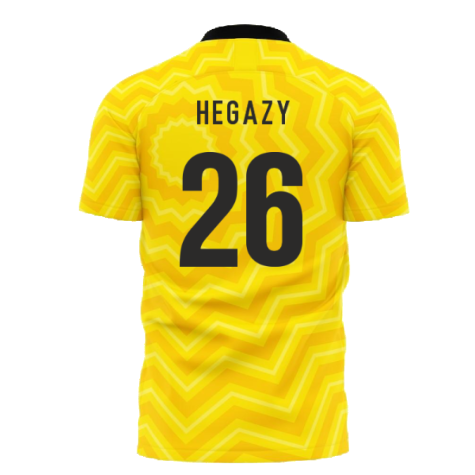 Al-Ittihad 2024-2025 Home Concept Football Kit (Libero) - Little Boys (Hegazy 26)