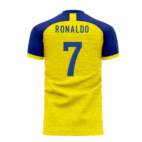 Al-Nassr 2024-2025 Home Concept Football Kit (Libero) - Kids (Ronaldo 7)