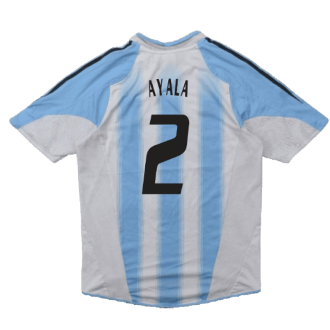 Argentina 2004-05 Home Shirt (XL) (Good) (Ayala 2)