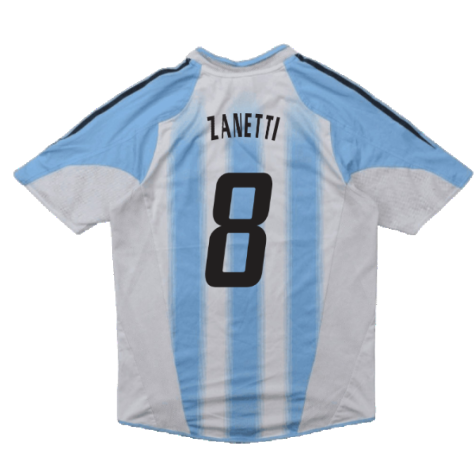 Argentina 2004-05 Home Shirt (XL) (Good) (Zanetti 8)