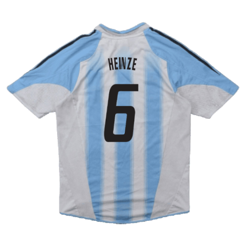 Argentina 2004-06 Home Shirt (S) (Good) (Heinze 6)