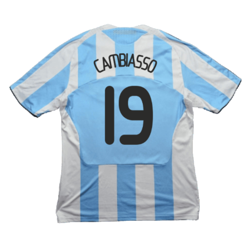 Argentina 2008-09 Home Shirt (S) (Very Good) (Cambiasso 19)