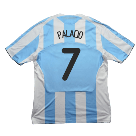 Argentina 2008-09 Home Shirt (L) (Good) (Palacio 7)