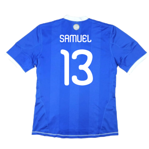 Argentina 2010-11 Away Shirt (S) (Very Good) (Samuel 13)