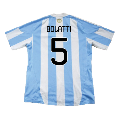 Argentina 2010-11 Home (L) (Excellent) (Bolatti 5)