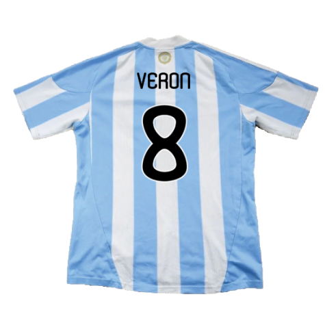 Argentina 2010-11 Home (L) (Excellent) (Veron 8)