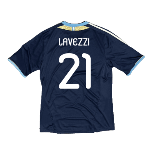 Argentina 2011-2012 Away Shirt (Good) (Lavezzi 21)