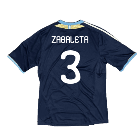 Argentina 2011-2012 Away Shirt (Good) (Zabaleta 3)