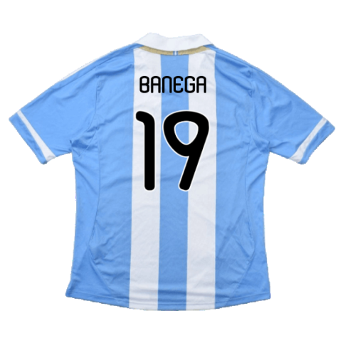 Argentina 2011-2012 Home Shirt (L) (Good) (Banega 19)