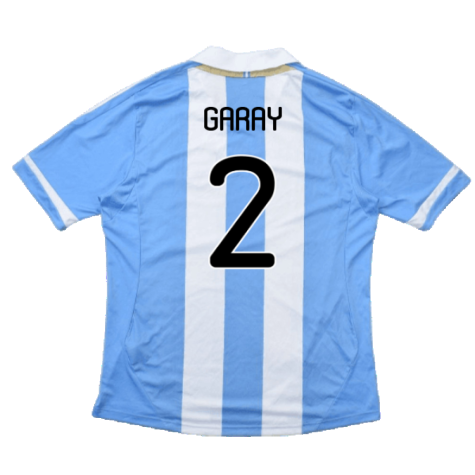 Argentina 2011-2012 Home Shirt (L) (Good) (Garay 2)