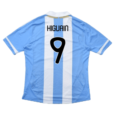 Argentina 2011-2012 Home Shirt (L) (Good) (Higuain 9)