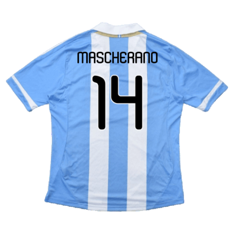 Argentina 2011-2012 Home Shirt (L) (Good) (Mascherano 14)