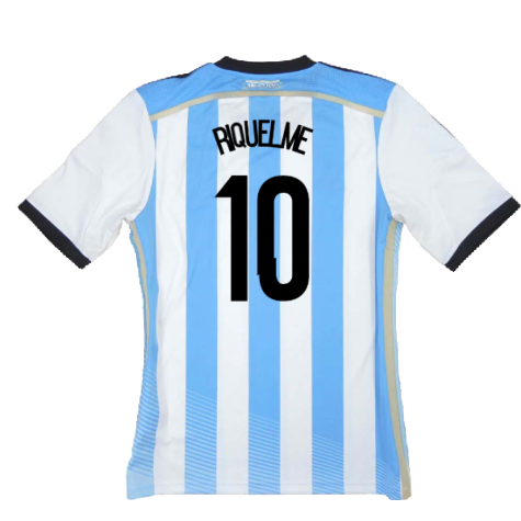 Argentina 2014-15 Home (S) (Good) (Riquelme 10)