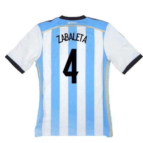 Argentina 2014-15 Home (S) (Good) (Zabaleta 4)