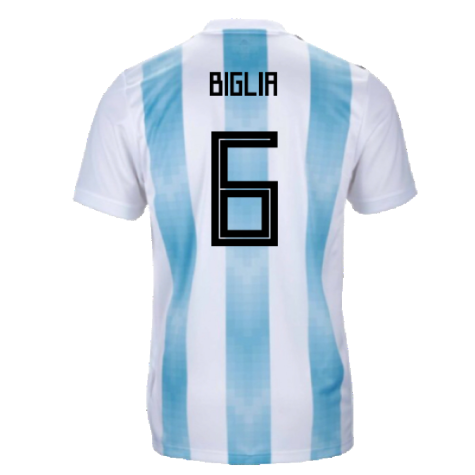 Argentina 2018-19 Home Shirt (XL) (Excellent) (Biglia 6)