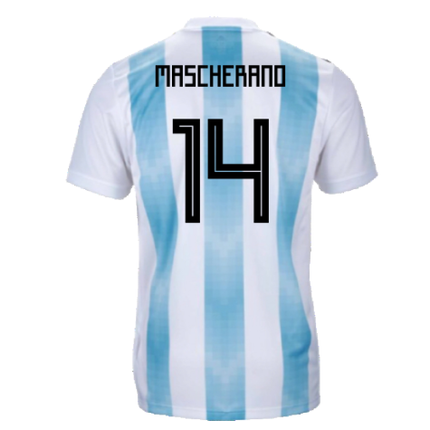 Argentina 2018-19 Home Shirt (XL) (Excellent) (Mascherano 14)