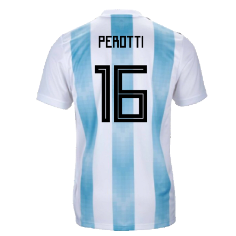 Argentina 2018-19 Home Shirt (XL) (Excellent) (Perotti 16)