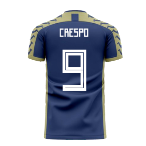 Argentina 2024-2025 Away Concept Football Kit (Viper) (CRESPO 9)