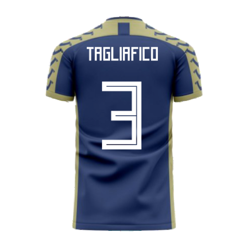 Argentina 2025-2026 Away Concept Football Kit (Viper) (TAGLIAFICO 3)