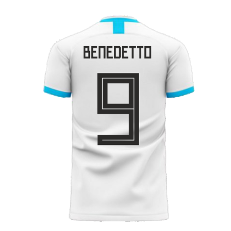 Argentina 2024-2025 Home Concept Football Kit (Libero) (BENEDETTO 9)