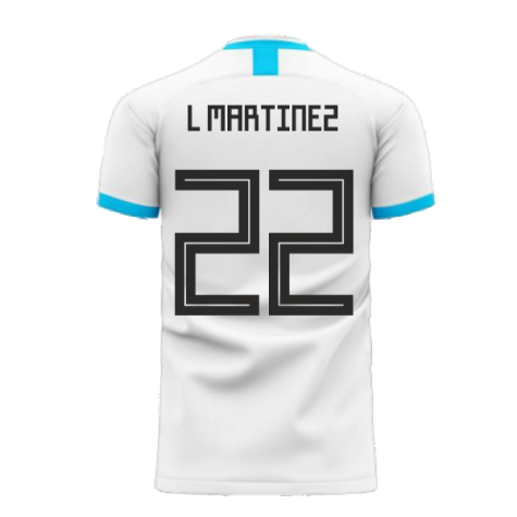 Argentina 2024-2025 Home Concept Football Kit (Libero) (L MARTINEZ 22)