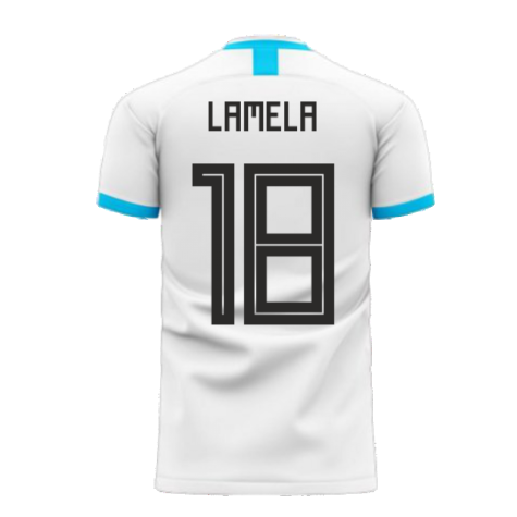 Argentina 2024-2025 Home Concept Football Kit (Libero) (LAMELA 18)