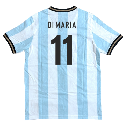 Argentina El Sol Albiceleste Home Shirt (DI MARIA 11)