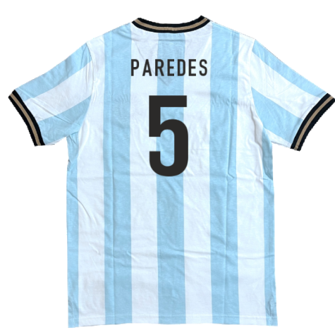 Argentina El Sol Albiceleste Home Shirt (PAREDES 5)