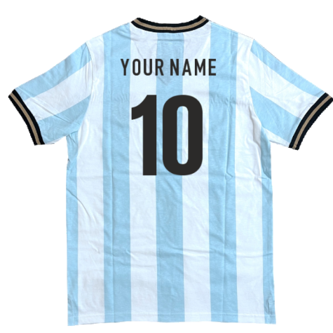 Argentina El Sol Albiceleste Home Shirt (Your Name)