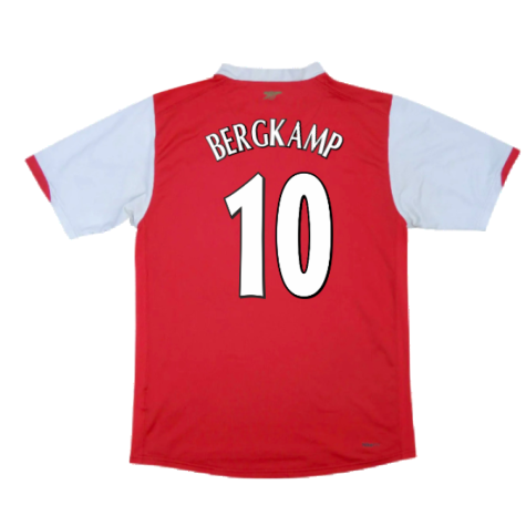 Arsenal 2006-08 Home Shirt (XL) (Excellent) (Bergkamp 10)