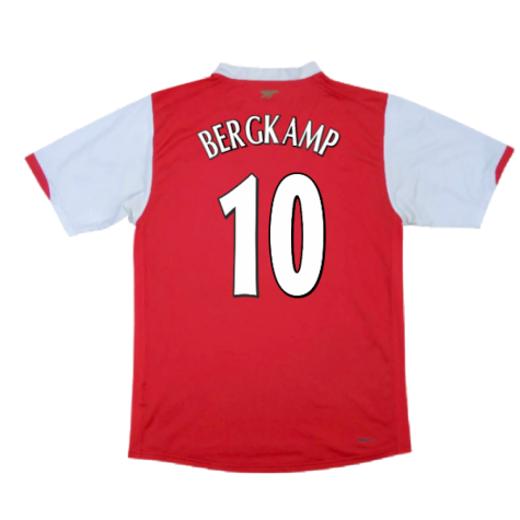 Arsenal 2006-08 Home Shirt (XL) (Excellent) (Bergkamp 10)