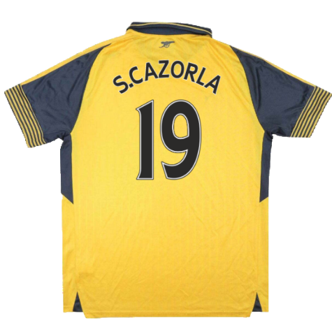 Arsenal 2016-17 Away Shirt (S) (Excellent) (S.Cazorla 19)