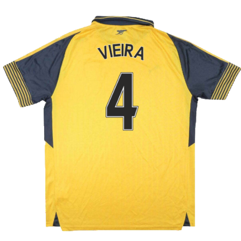 Arsenal 2016-17 Away Shirt (S) (Excellent) (Vieira 4)