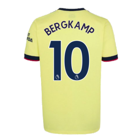 Arsenal 2021-2022 Away Shirt (BERGKAMP 10)